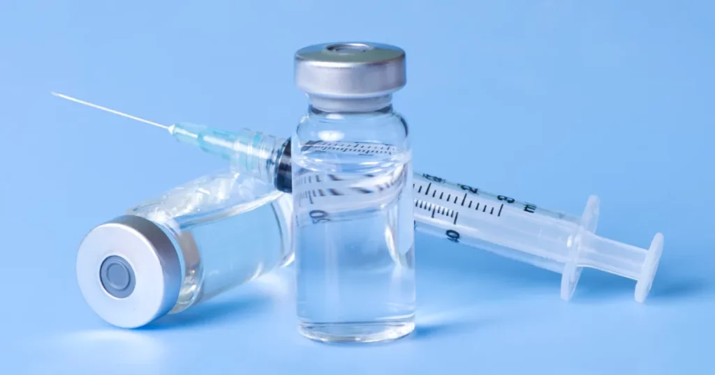 Vials and syringe prepared for Peptides Therapy in Riverdale, UT