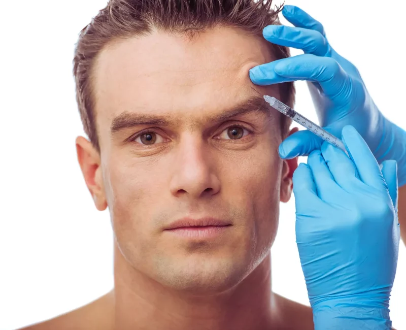 Man Getting Botox Injectable in Riverdale, Utah | Gladiator Health